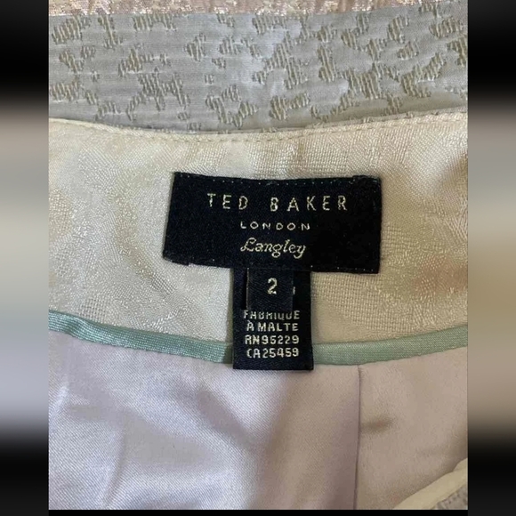 Ted Baker Falda Tulip Structured Skirt Rt $248 Size 2 (US SIZE 6) - Picture 4 of 5